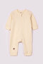 100% Cotton Camisole Baby Romper - Double-Way Zipper Ribbed Newborn Sleeping Bag Without Booties 3-24 Months