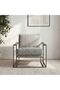 Kena 1 Seater Fabric Accent Chair Grey, Useful Item For Daily Home Needs - 2