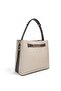 Beige - Brown Logo Women's Handbag Sp1293 - 2