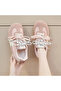 Women's Stitch Detail Lace-Up Sneakers