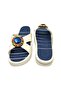 Original Women's Stoned Stylish Wedge Sole Lightweight Slippers - 3