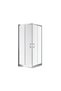 Shower Cubical 900x900x1950 Chrome (Bb-4Fm), Bathroom Shower Fixture For Bath Area Upgrade - 2