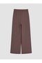 Seray New Season Women's Thick Sweatpants with Elastic Waist in Plum Color - 8