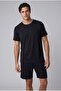 Men's modal pajama set - black