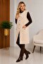 Women's Heart-Buttoned, Front-Pocket, Soft Textured Long Sweater Vest - 6