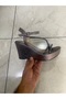 Wedge Heel Stone Sandals - 4
