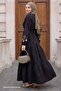 Daisy Embroidered Black Dress - 3