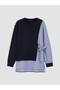 Striped Women's Sweatshirt Tunic - 5