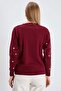 Floral Embroidered Buttoned Knitwear Cardigan - 7