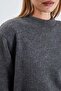 Basic Crew Neck Casual Knit Sweater - 6