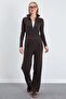 Çimalı Zippered High Collar Palazzo 2-Piece Set - 5
