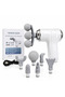 A Multi-Head Fascia Gun Electric Massager for Home Fitness, Featuring Nine Interchangeable Massage Heads, Six Speed Settings, And USB Charging, Making It Ideal for Home, Fitness