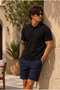Men's Regular School Style Black T-Shirt - 4