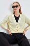 Buttoned V-Neck Openwork Knitwear Cardigan - 7