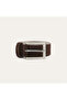Men's brown suede leather belt