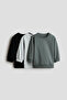 3’lü Pamuklu Sweatshirt