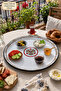 No. 70 Enameled Sini Tableware, Food Presentation Tray, Floor Table Zinc ~68 cm - 5