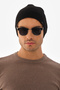 Unisex Striped Ribbed Four-Season Cotton Combed Cotton Beanie Flexible Seasonal Beanie - 6