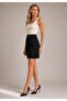 Women's Black High Waist Pencil Skirt - 4