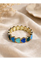 Pearlescent Colorful Heart Elastic Bracelet - 4