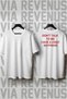 Don'T Talk to Me I Have a Crazy Boyfriend Back Print Loose Cut 100% Cotton Unisex Tshirt
