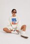 Bonjour Colorful Design Printed Unisex Oversize Sweatshirt (Size S-M / M-L) - 3