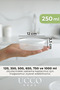 500 Pieces 350 ml Microwave Freezer Sauce Container Ice Box Storage Container, Gravy, Bone Broth Kitchen Organizer - 8