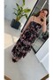 Lilyumlu Floral Dress Black - 2
