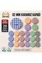 Jar Lid 82 mm Colorful Checkered Jar Lid 20 Pieces Canning Pickle Jam Lid - 3