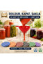 82 mm Colorful Checkered Jar Lid 40 Pieces + Jar Funnel Canning Pickle Jam Set