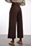 Brown Belted Wide Leg Trousers 51265 - 4