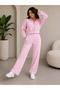 Women's Modal Top and Bottom Zippered Hooded Crop Set - 2