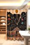 Elephant and African Patterned Shower Curtain, Bathtub Curtain 175X200Cm - 3