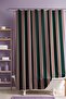 Green Red Stripes Patterned Shower Curtain, Bathtub Curtain 175X200Cm - 2
