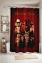 Dog and Cat Friends Patterned Shower Curtain, Bathtub Curtain 175X200Cm - 2