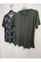 2-Pack, Full Summer Wear, Short Sleeve, Lycra Viscose, Anti-Sweat, No-Show Blouse - 5
