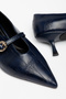 Estoesmio Navy Blue Women's Heeled Shoes - 4