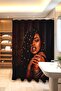 African American Girl Patterned Shower Curtain, Bathtub Curtain 175X200Cm