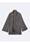 Slim Fit Tencel Halter Neck Gray Dress - 3