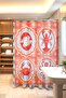 Crab Octopus Squid Patterned Shower Curtain, Bathtub Curtain 175X200Cm - 3