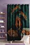 Leopard and Tiger Love Patterned Shower Curtain, Bathtub Curtain 175X200Cm - 2