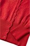 Red Patchwork Long Sleeve Cardigan - 3