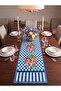 Dama Patterned Decorative Runner - 40X140 cm - 3