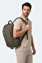 Gaver I Unisex Khaki Backpack - 6