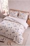 Ruffled Butterfly Patterned Double Duvet Cover Set |   200X220 cm Duvet Cover, 2 Pieces 50X70 cm Pillowcases |   Cotton Soft Texture - 2