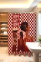 Home Sweet Home and Women Patterned Shower Curtain, Bathtub Curtain 175X200Cm - 4