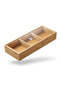 3-Compartment Bamboo Storage Box - Box with Bamboo Lid - Bamboo Tea Box - Spice Storage Box - 4