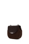 Women's Brown Chain Long Strap Braided Crossbody Bag Wb500001So - 7