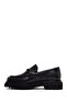 Men's Black Leather Casual Loafer Wm750034Dv - 3