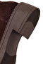 Women's Brown Lace-Up Thick-Soled Suede Leather Boots Af220008Ds - 8
